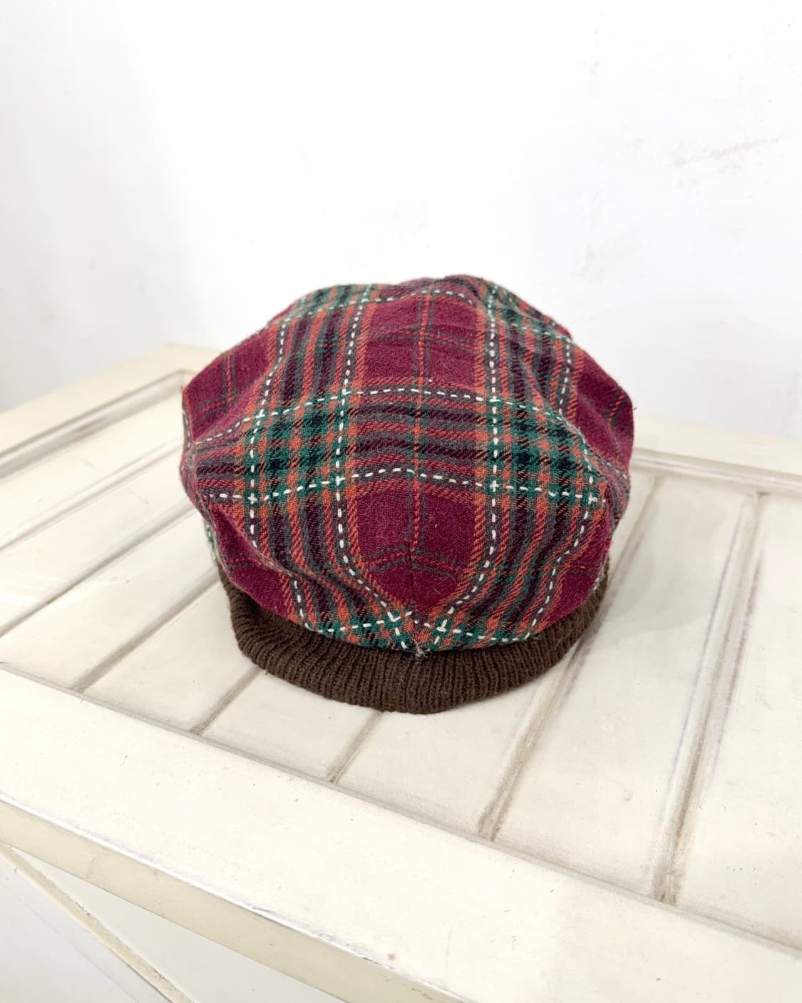Check Pattern Newsboy Cap 상품이미지4