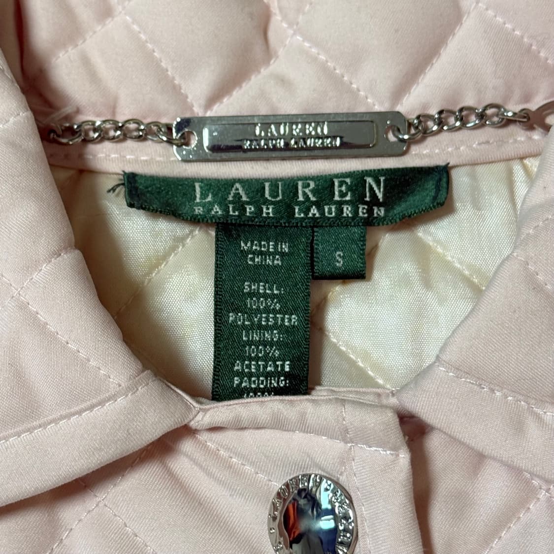 폴로 랄프로렌 퀄팅 자켓 여성용 S 상품이미지5