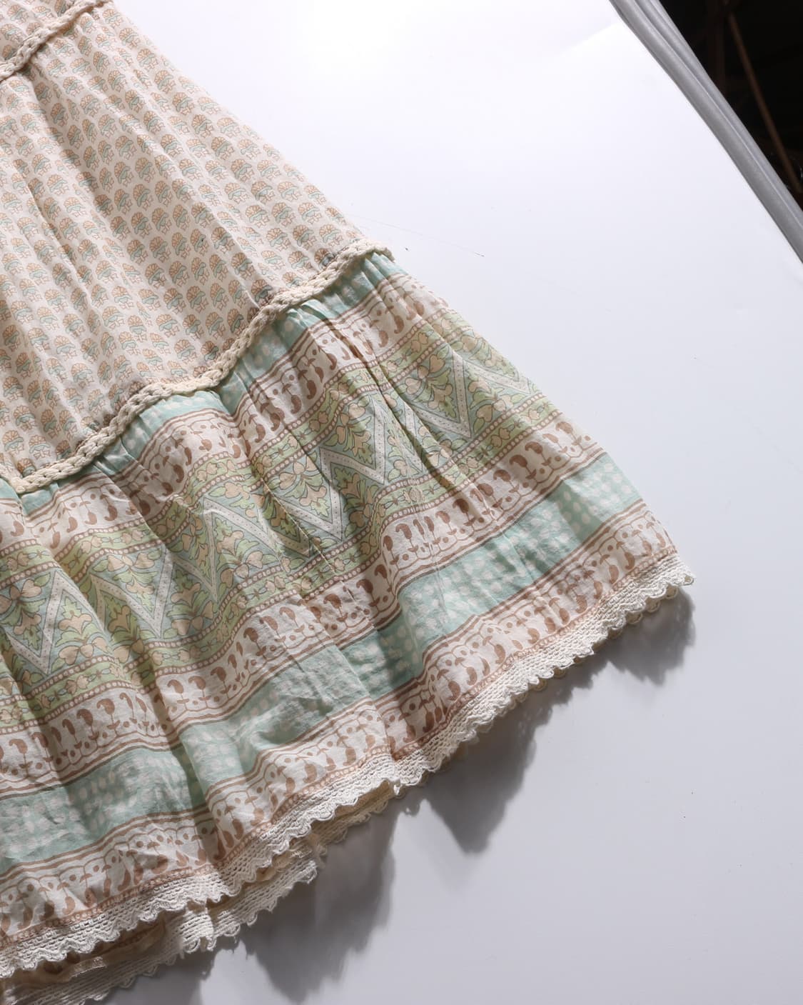 Navy natural 모리걸 치마 상품이미지3