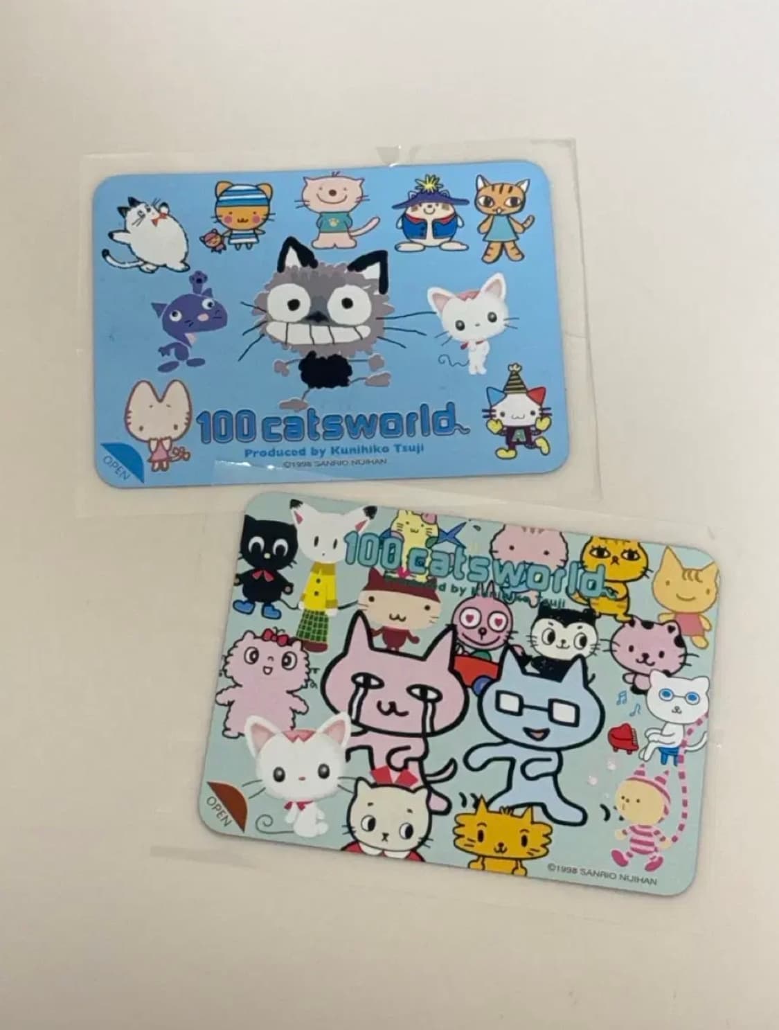 100 Cats World 산리오 스티커 2종 상품이미지1