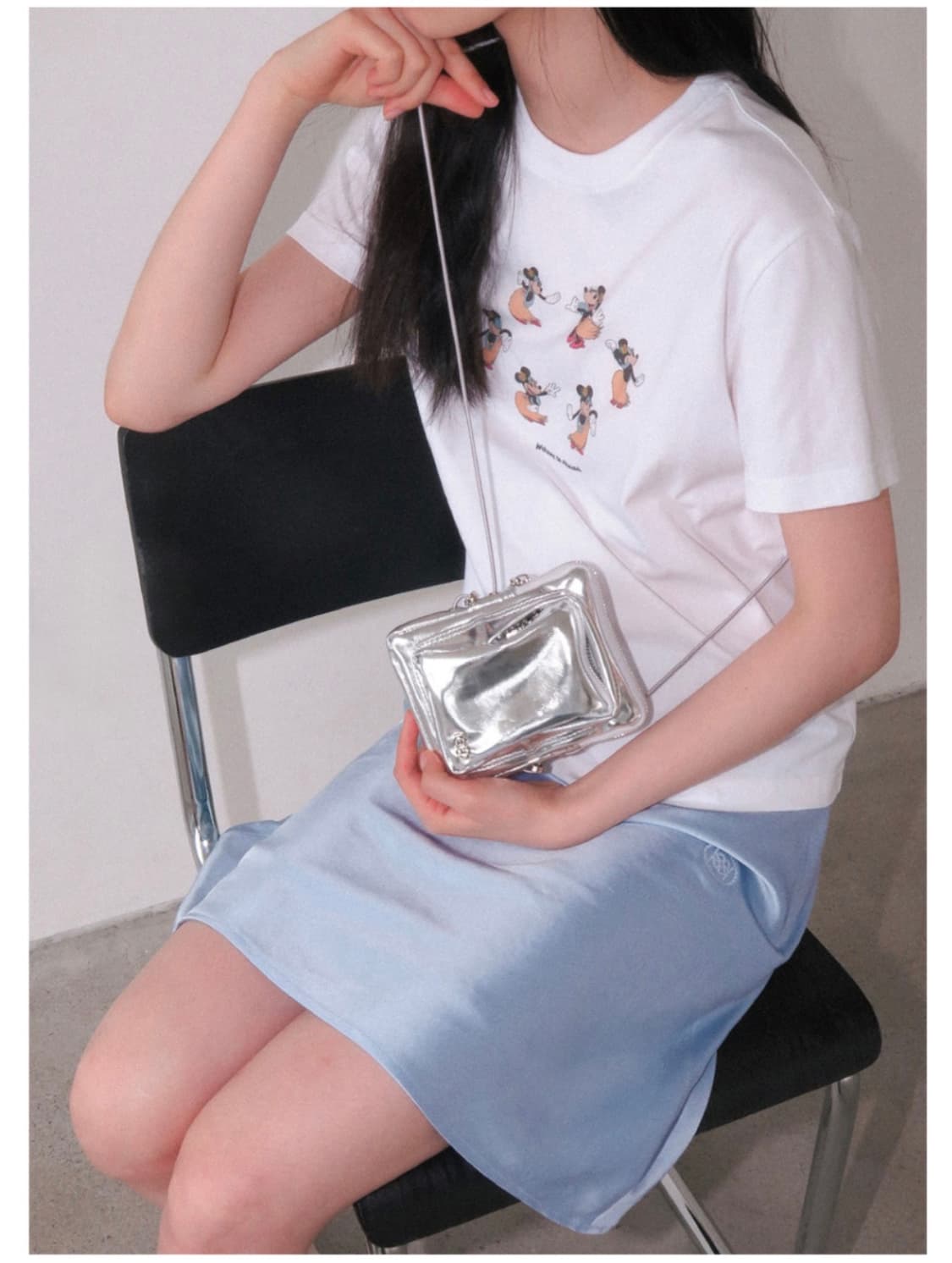 기준 kijun Mini Bag Silver / 실착1회 상품이미지5