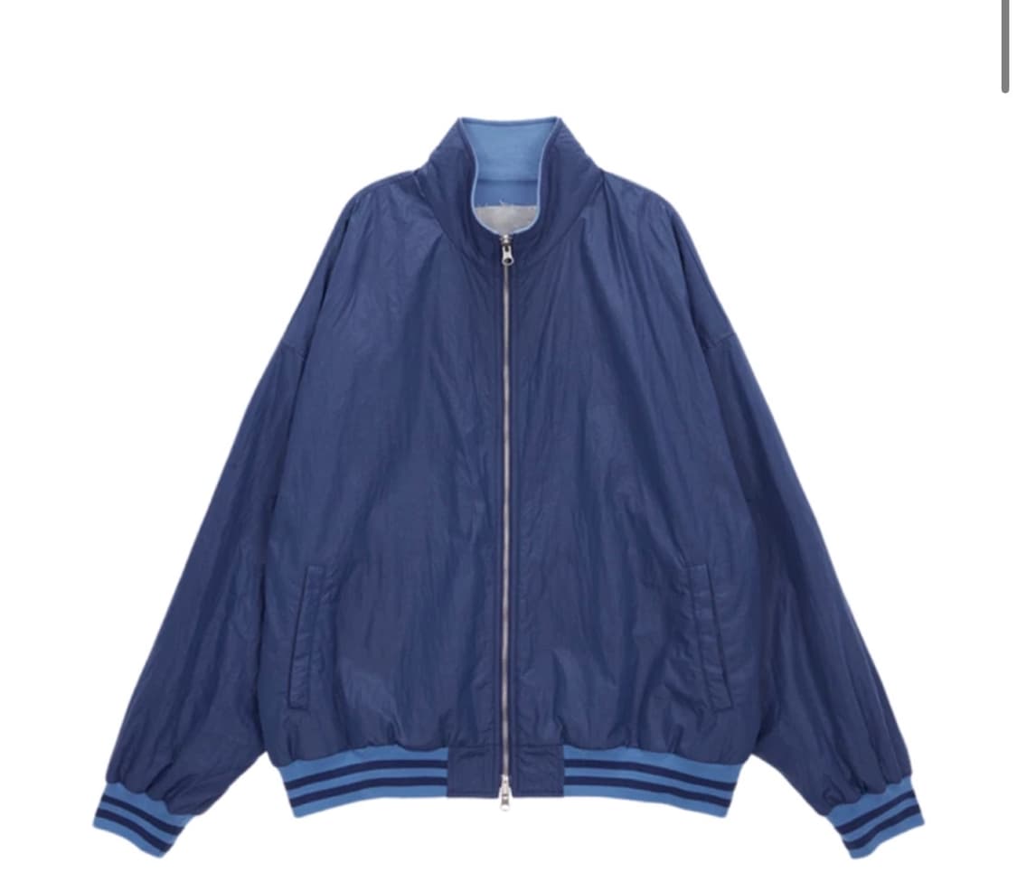 Matin kim 리버시블 코팅 트랙 점퍼 블루 상품이미지4