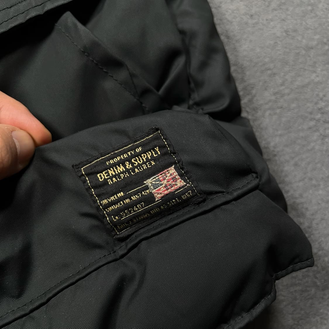 데님앤서플라이 성조기 덕다운 베스트 자켓 상품이미지4