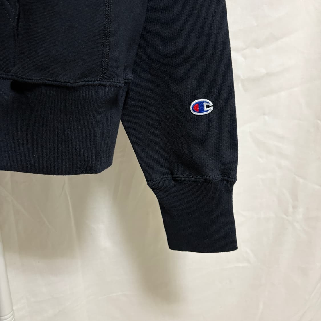 챔피온 리버스위브 USA MADE 레드택 웜업 후드티 / 블랙, L 상품이미지5