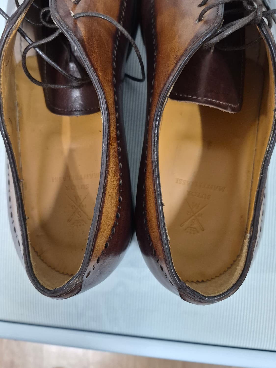 수토 만텔라시 이태리 투톤 브라운  남성 구두 43(280) 상품이미지4