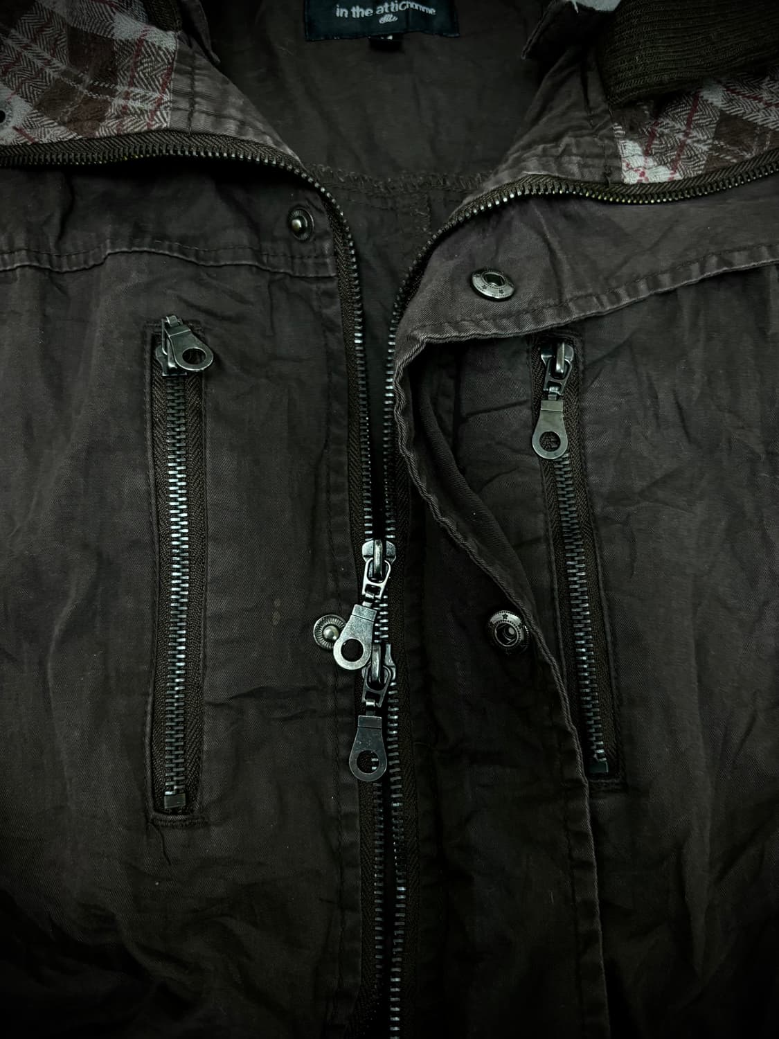 Grunge Gimmick Studded 2-way Zipper Long 상품이미지6