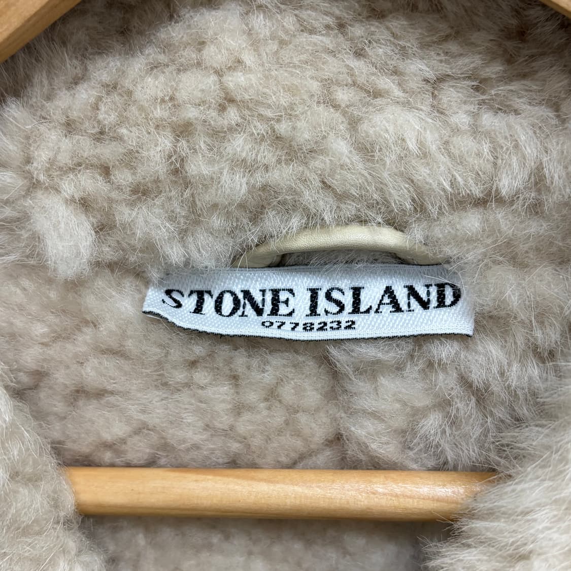 [L]스톤아일랜드 가죽 후드 무스탕 상품이미지3