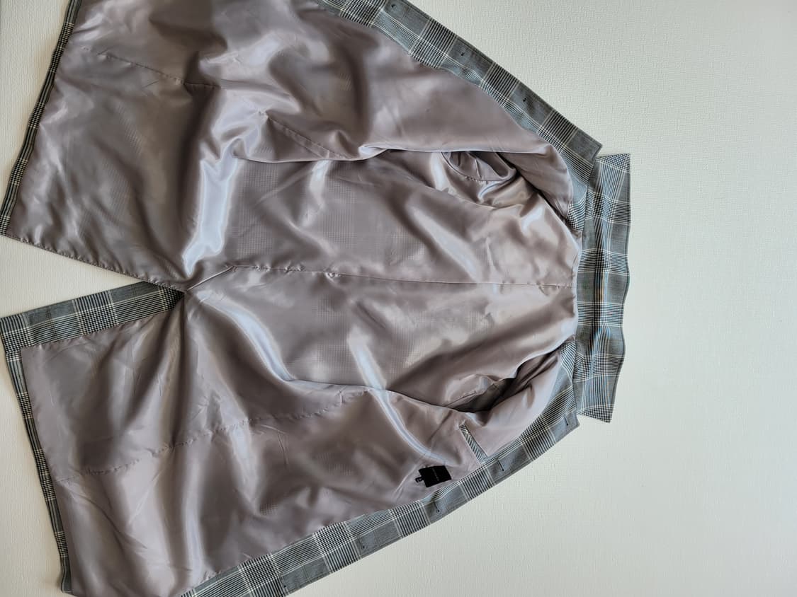 스파오포맨 SPAO for Men 체크 맥코트 그레이 상품이미지8