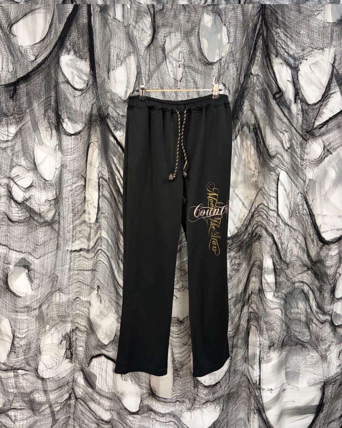 Y2K cross lettering Glitter pants 상품이미지2