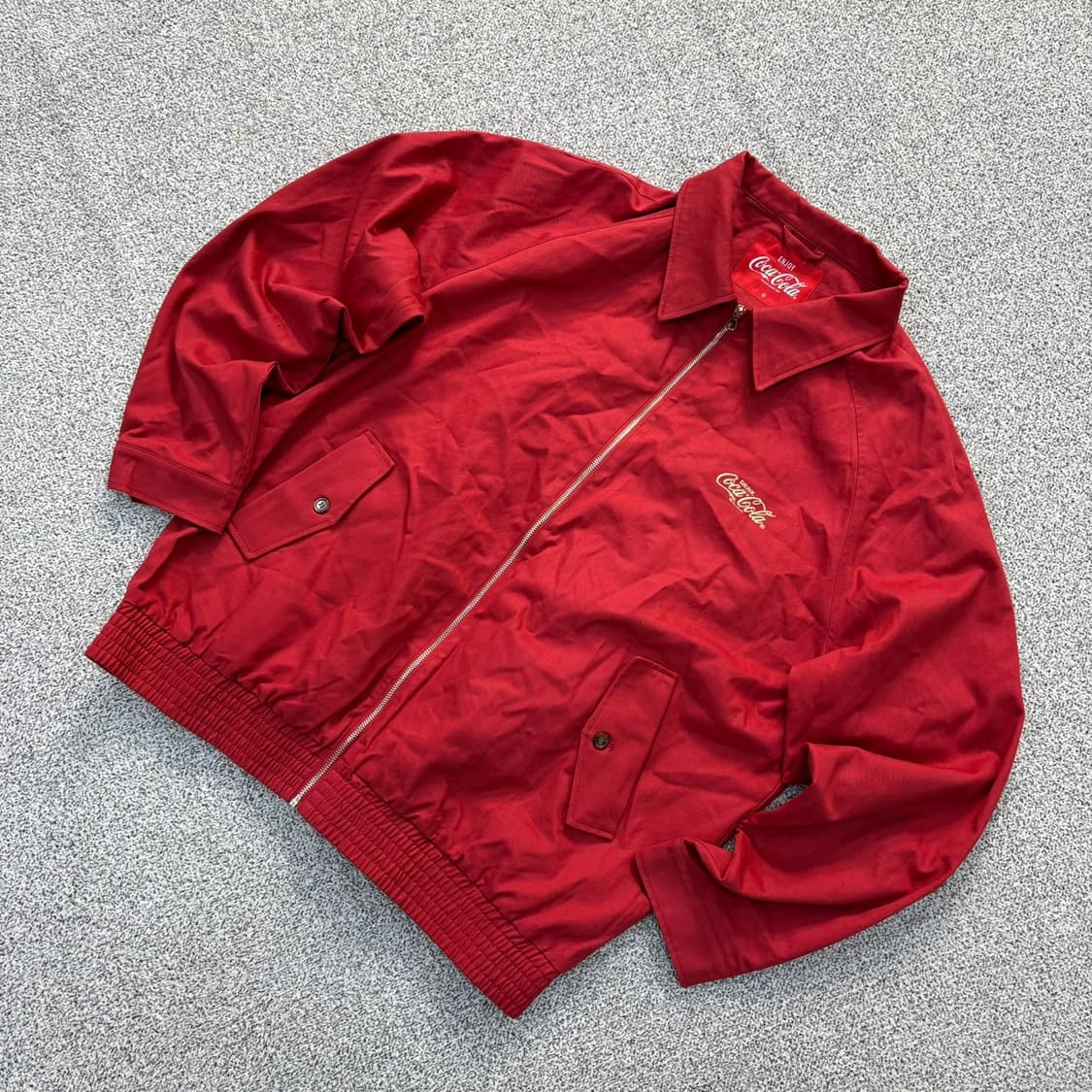 4XL-5XL 코카콜라 블루종 자켓 0331J 상품이미지1