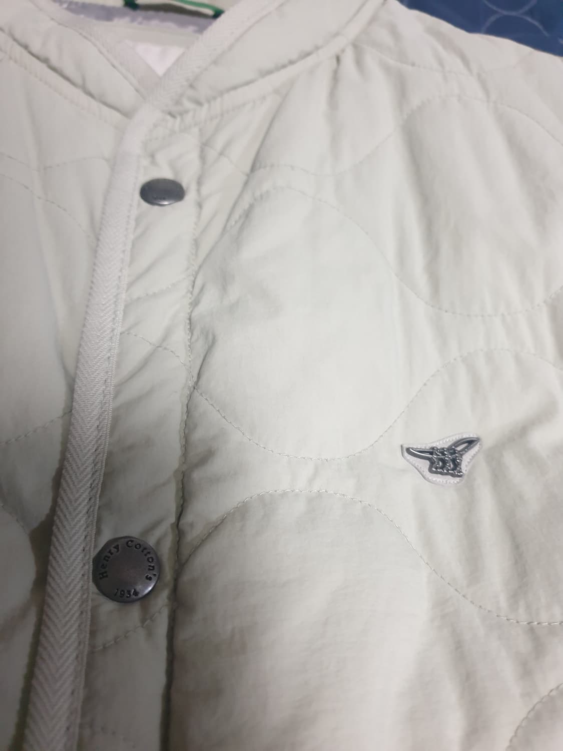 (단종매물) 헨리코튼 파일럿 코트 +내피패딩 카키 (105) 상품이미지8