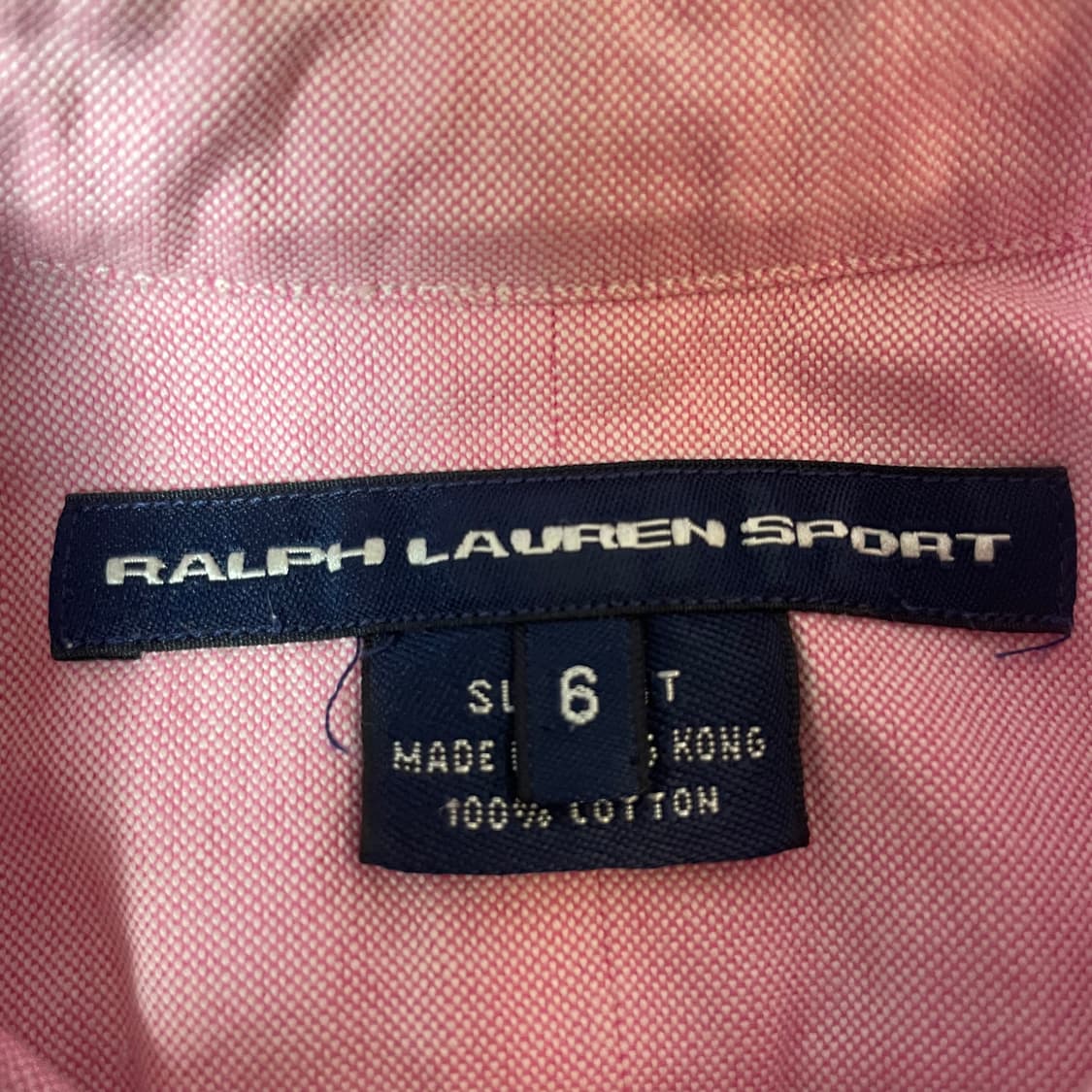 폴로랄프로렌 멀티포니 핑크 옥스퍼드 셔츠 6 상품이미지4