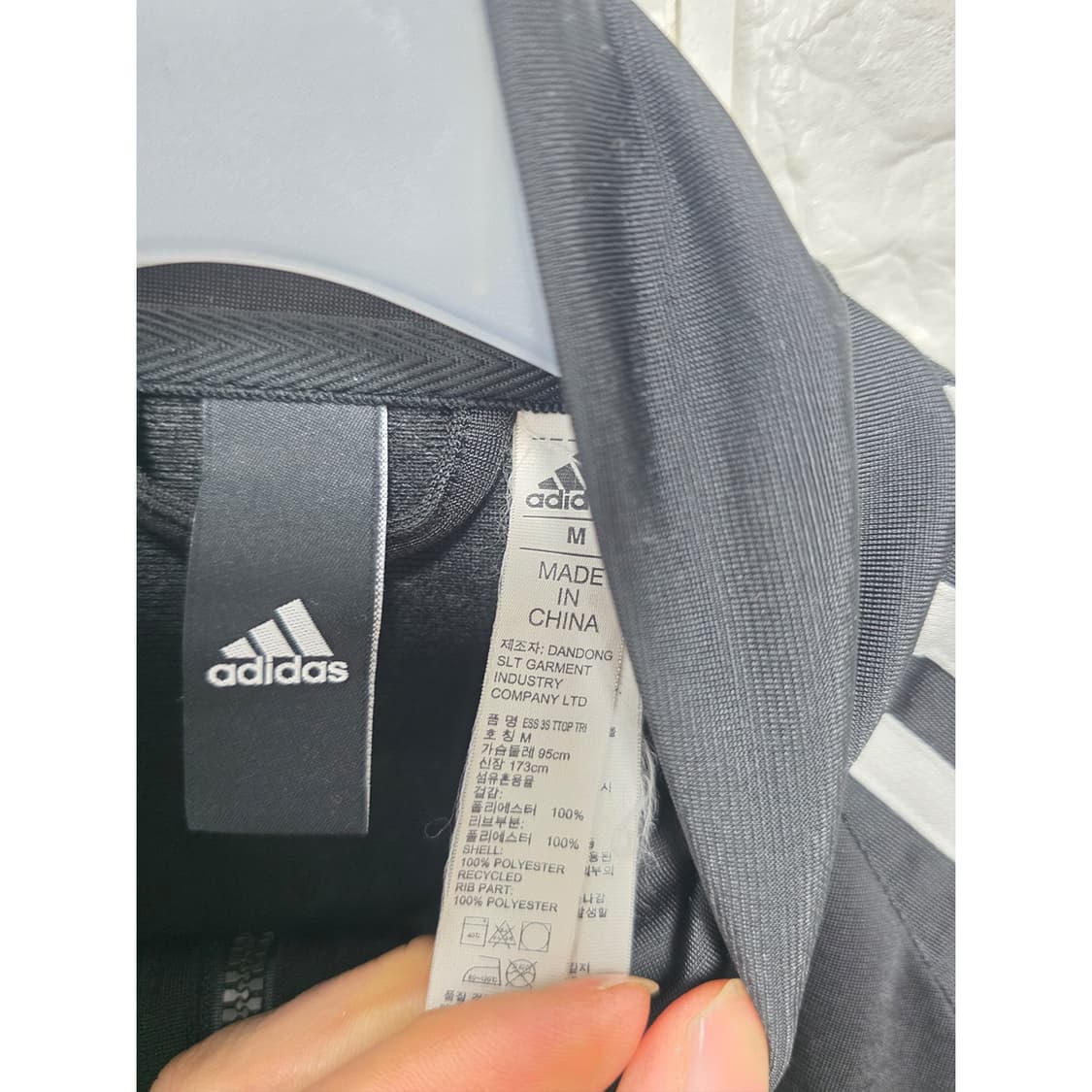 택포_ 아디다스 삼선 트랙탑 져지 블랙 M 상품이미지3