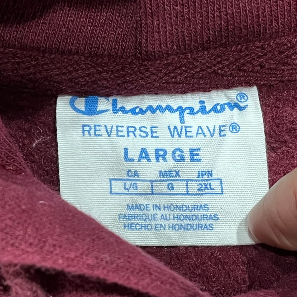 챔피온 리버스위브 후드티  상품이미지4