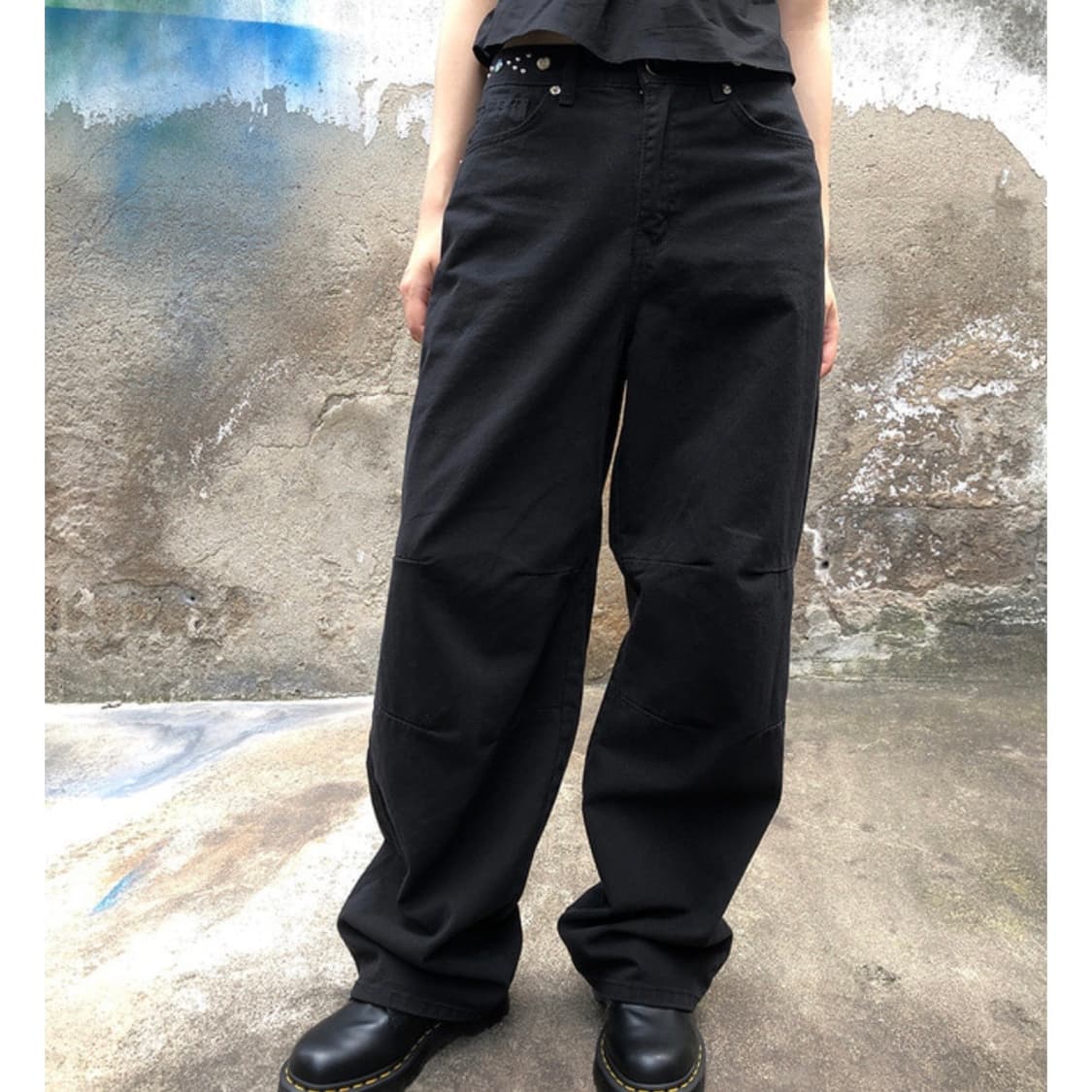  [새상품] stud beads wide pants / y2k 상품이미지6