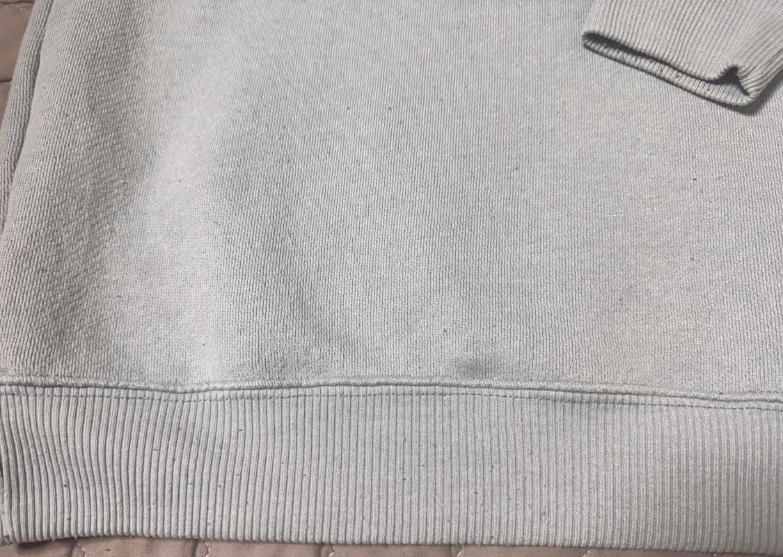 아크네 스튜디오 리버스 라벨 후드 S 파우더 블루 상품이미지6