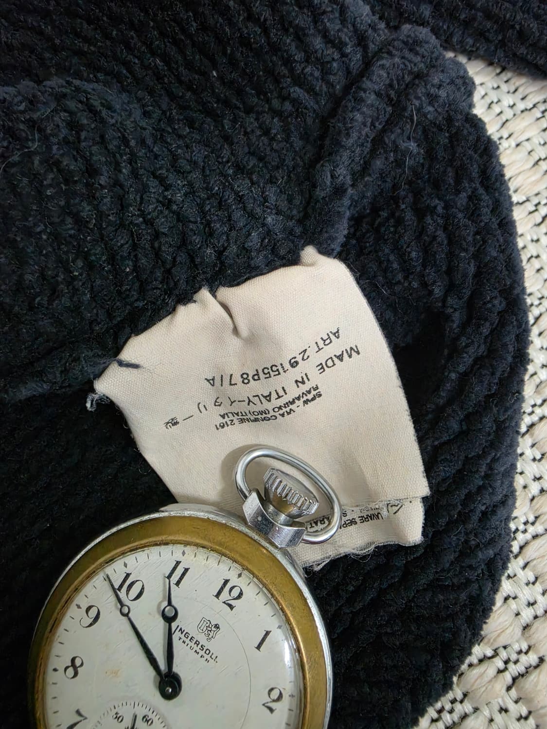 98AW 스톤 아일랜드 그린 엣지 다크 셔닐 니트 상품이미지9