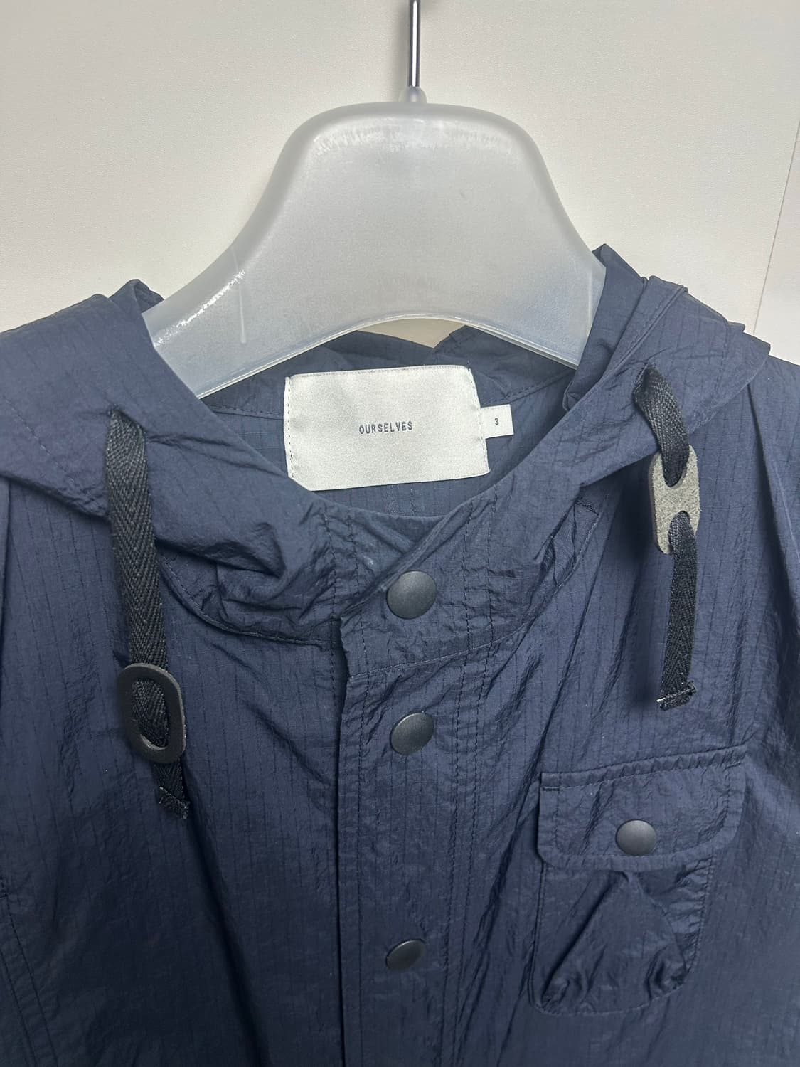 아워셀브스 후드 베스트 3사이즈 네이비 팝니다 상품이미지2