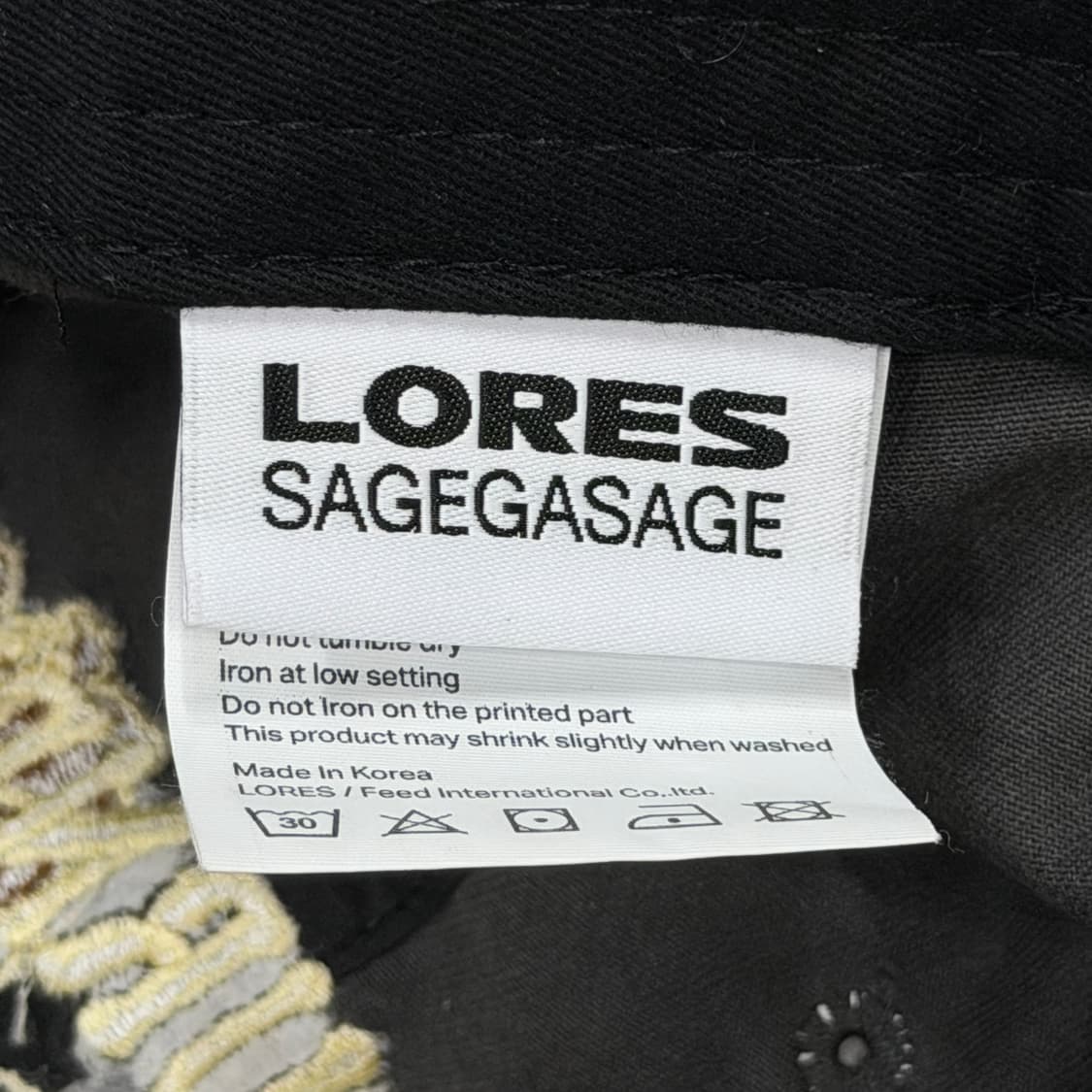 로어스 X 세이지가세이지 볼캡 모자 그레이 상품이미지5