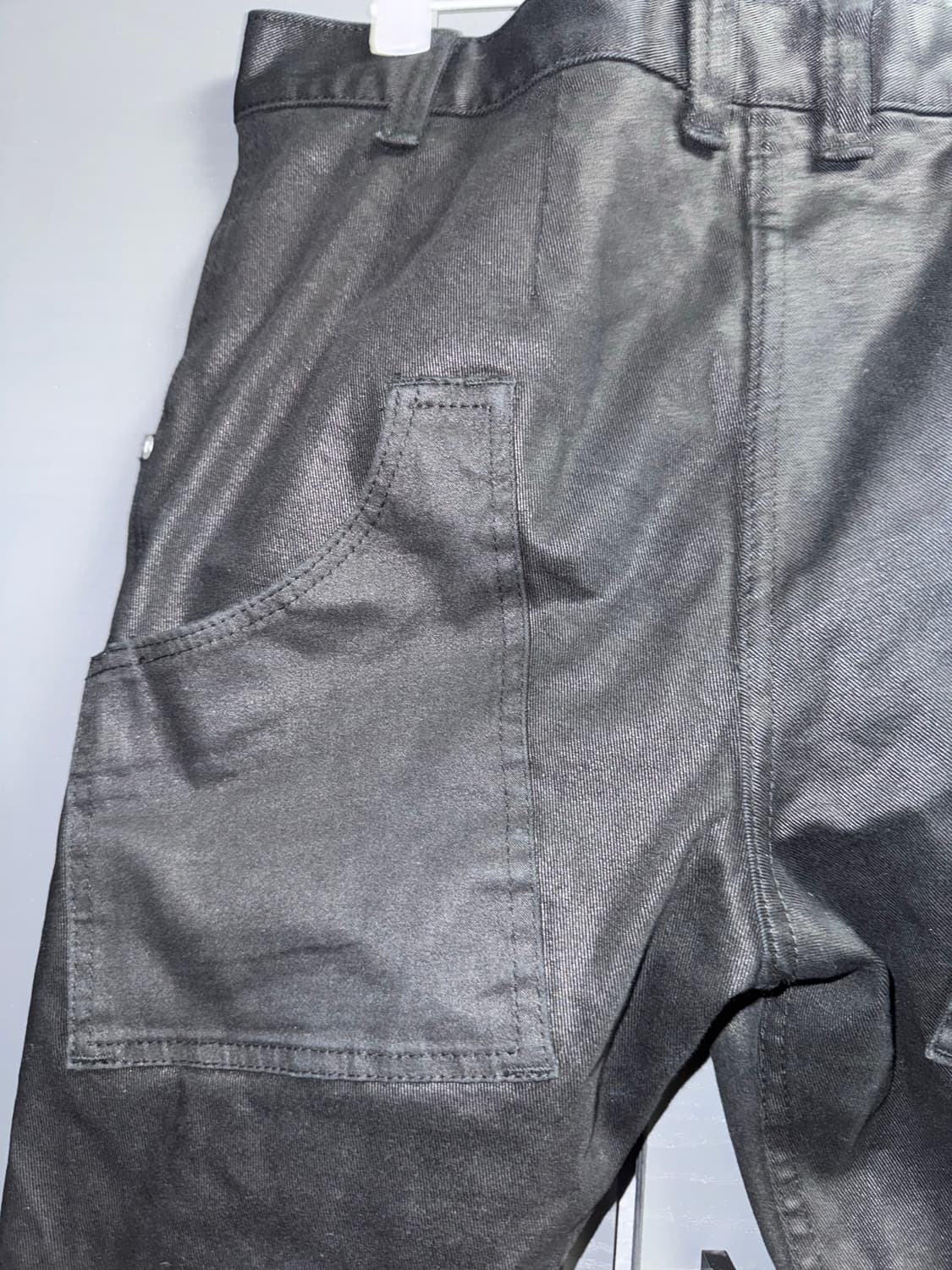 카그루 kagru 코팅데님 플레어진 상품이미지3