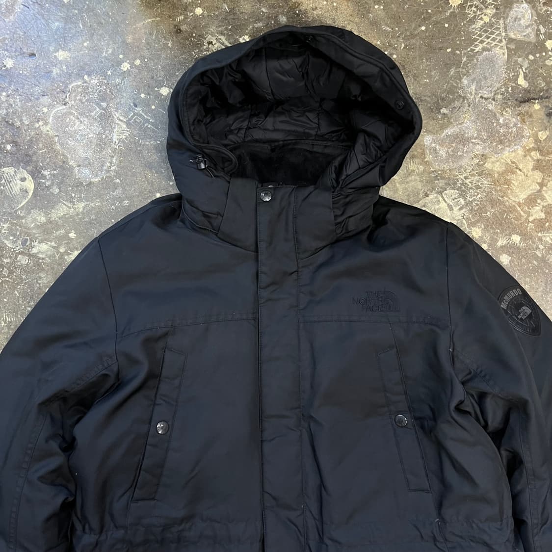100) 노스페이스 맥머도 덕다운 패딩점퍼 블랙 패딩 상품이미지2