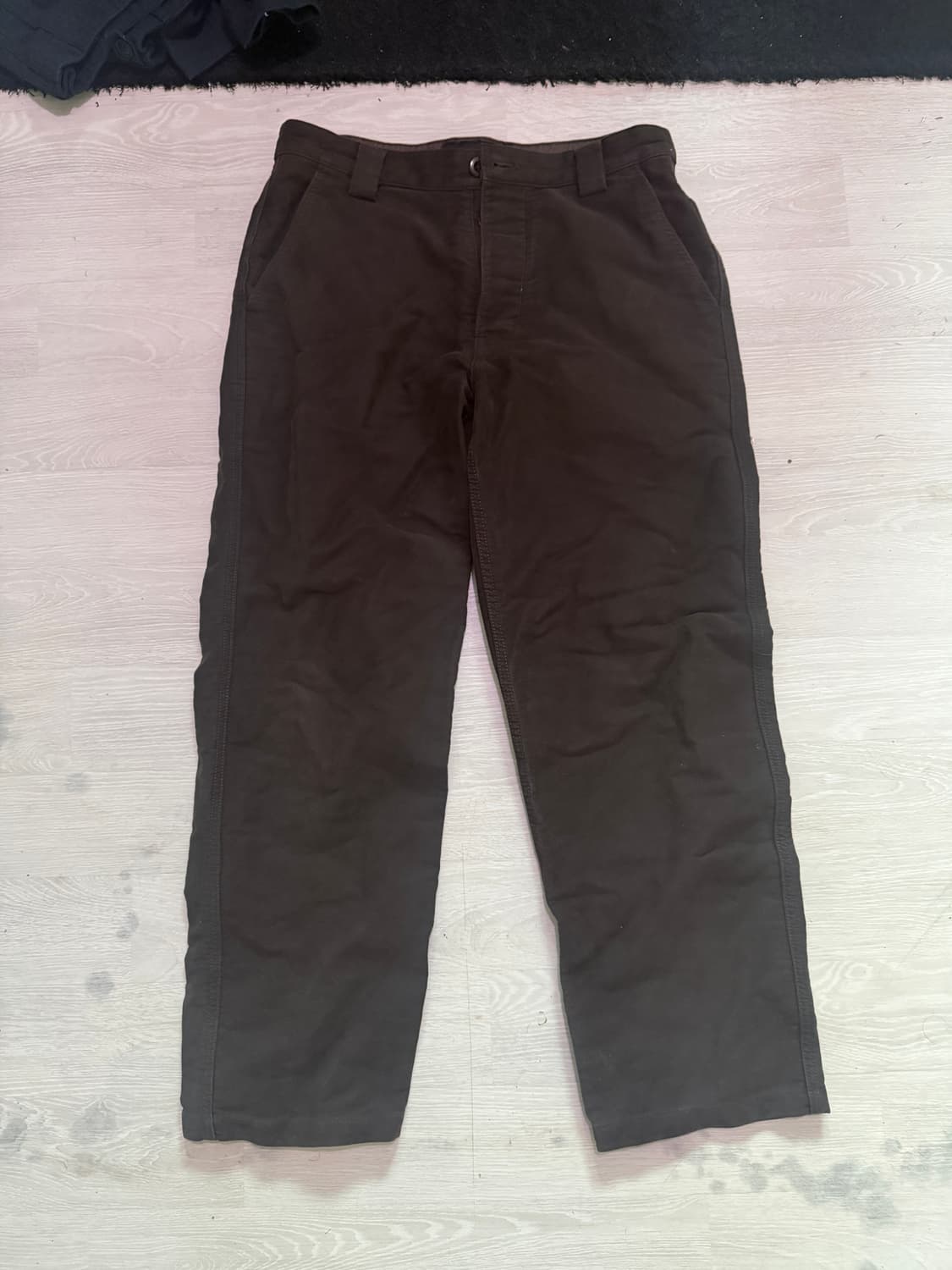 데우스 몰스킨 팬츠 브라운컬러 판매합니다! 상품이미지1