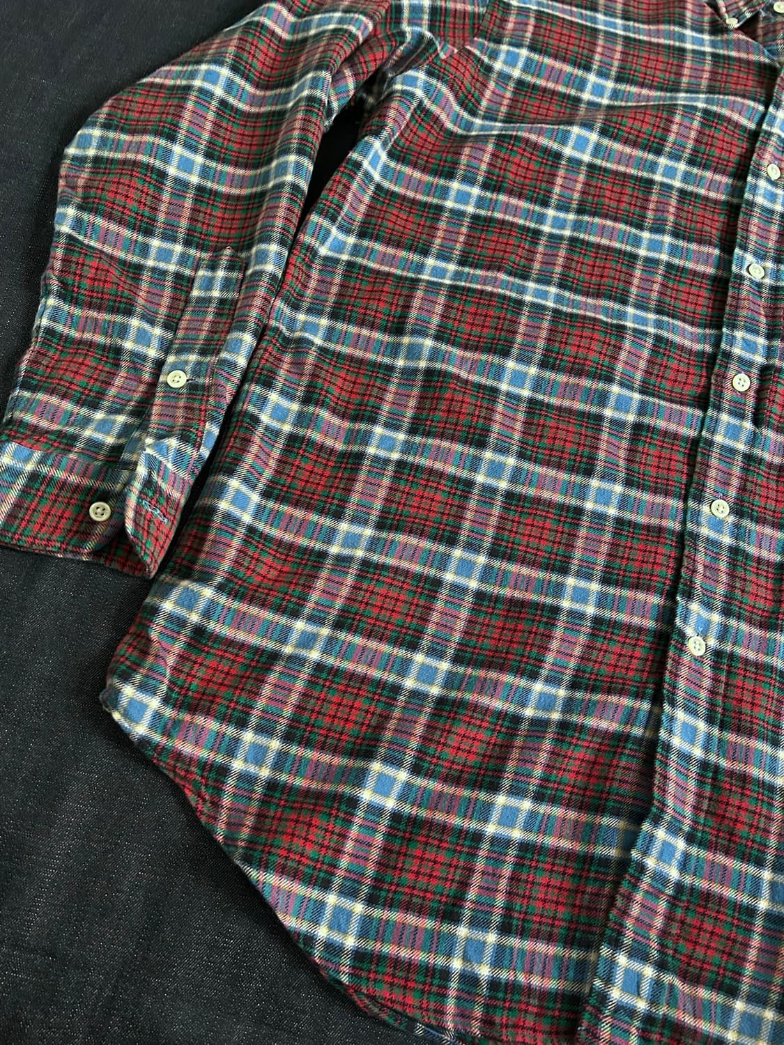 폴로랄프로렌 플란넬 체크 셔츠 상품이미지7