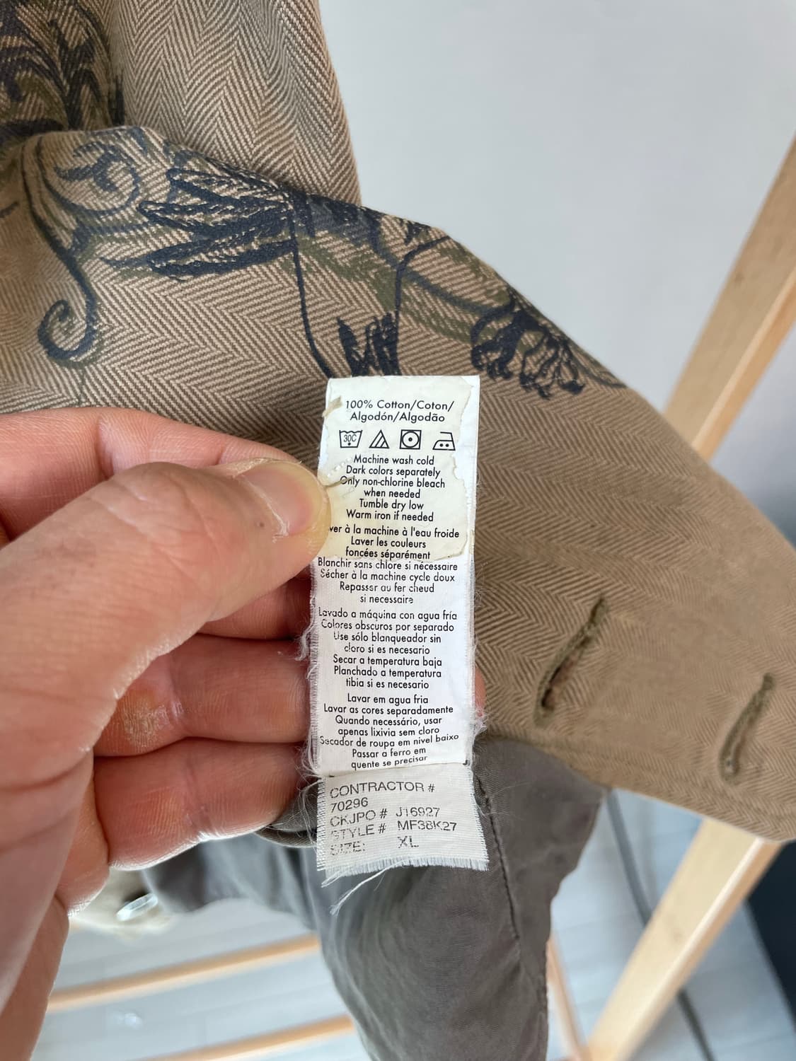 캘빈클라인 웨스턴 그래픽 베스트 상품이미지5