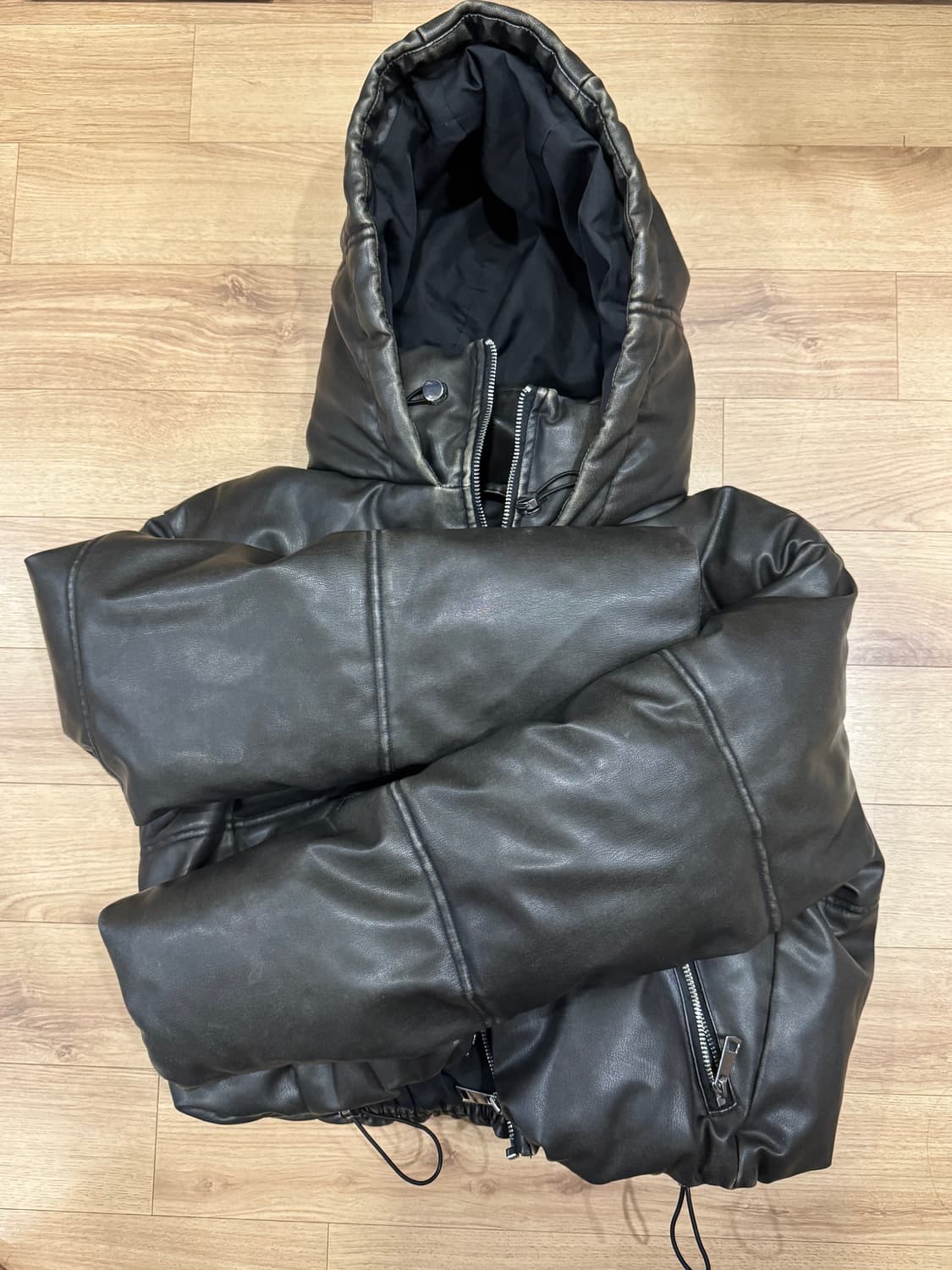 자라레더패딩 상품이미지2