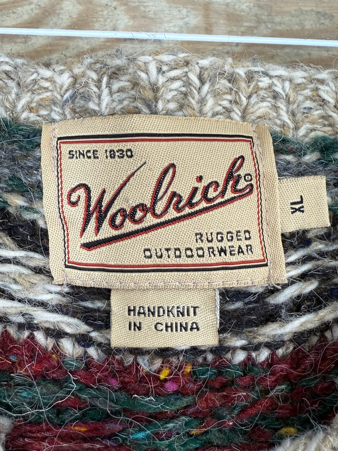 울리치 winterlichem 오버 프린트 니트 상품이미지6