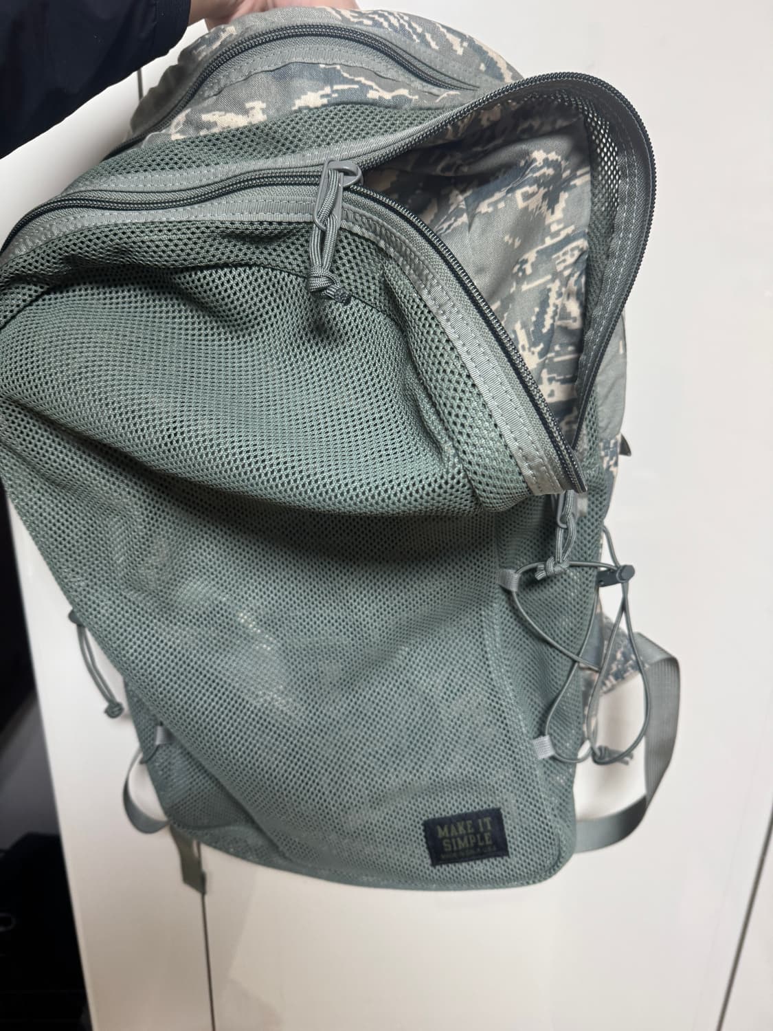 make it simple(mis)밀리터리 메쉬백팩 made in usa 상품이미지5