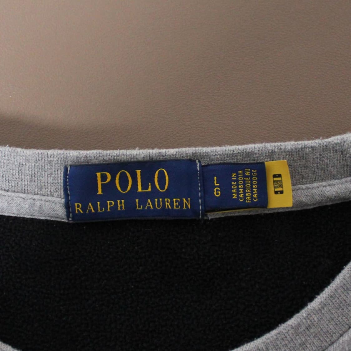 Polo 폴로 랄프로렌 신형 기모 그레이 맨투맨 (QR인증) 상품이미지6