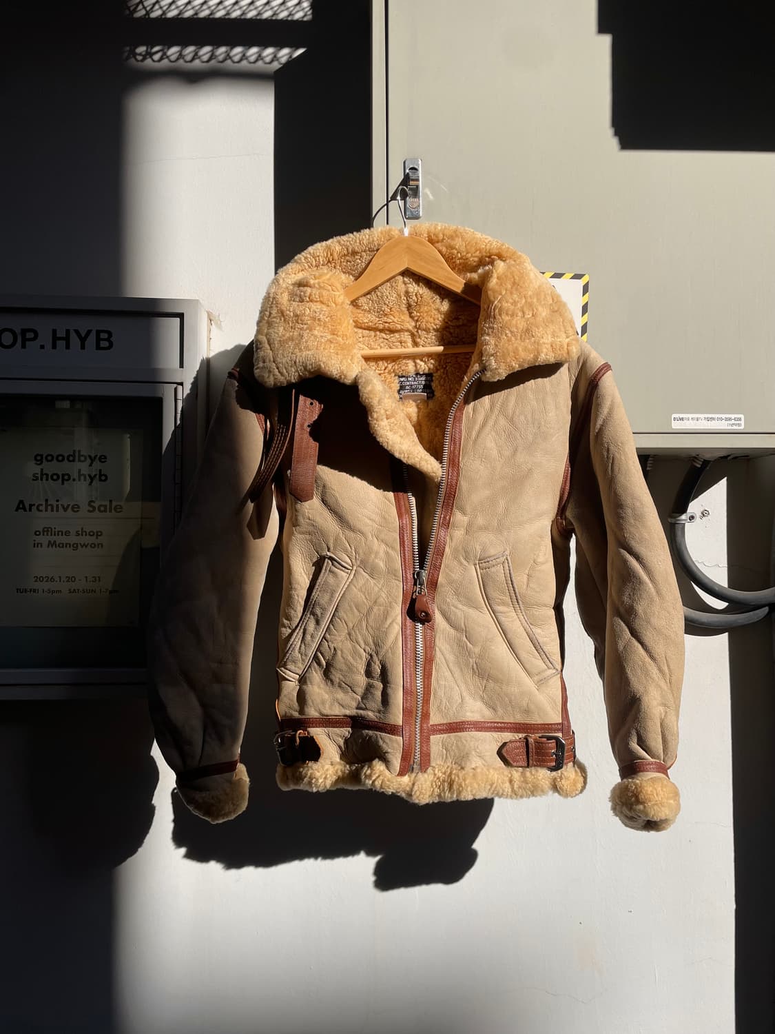 AVIREX US Flight Type B-3 Leather Jacket 상품이미지1