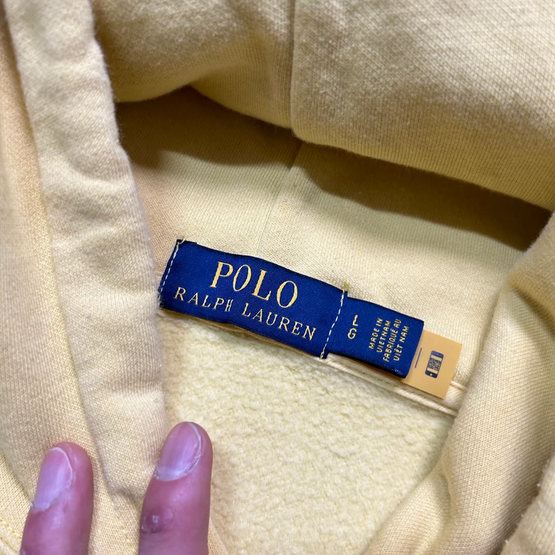 폴로(POLO RalphLauren) 옐로우 폴로 베어 후드티 상품이미지4