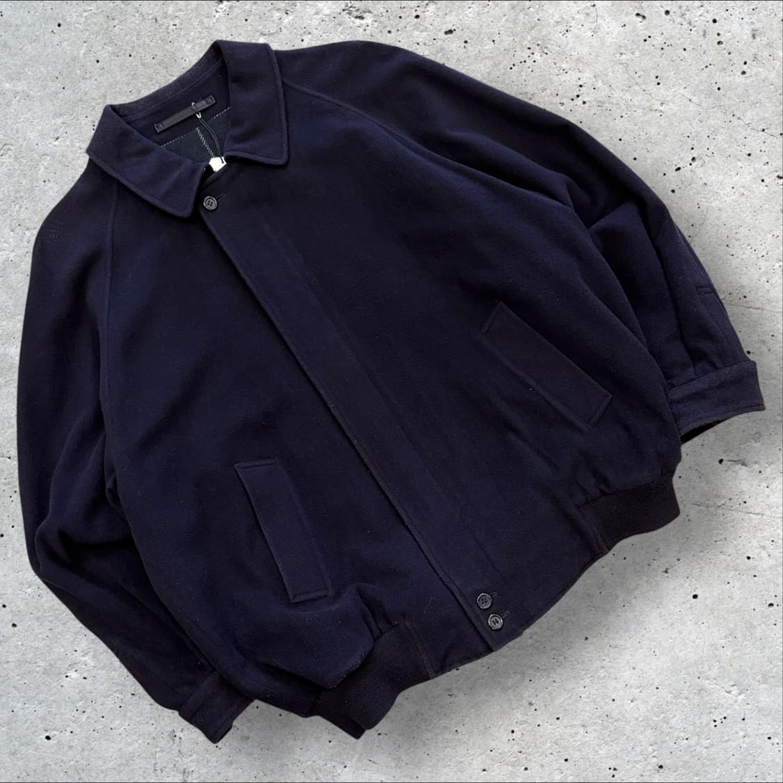 버버리 울 캐시미어 네이비 블루종 자켓 D109 상품이미지1