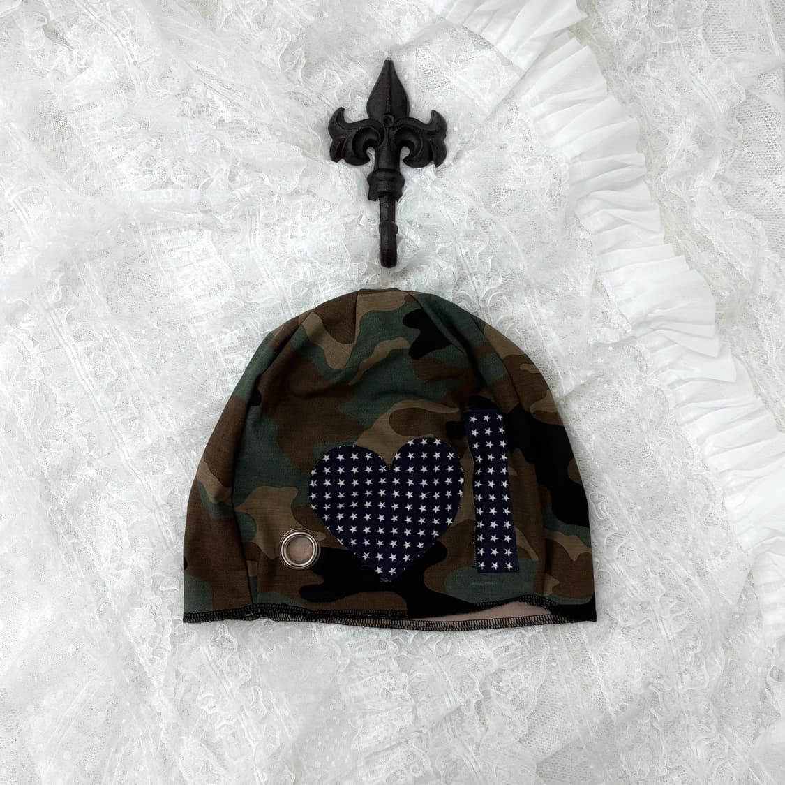 camo I ♥ beanie  상품이미지3