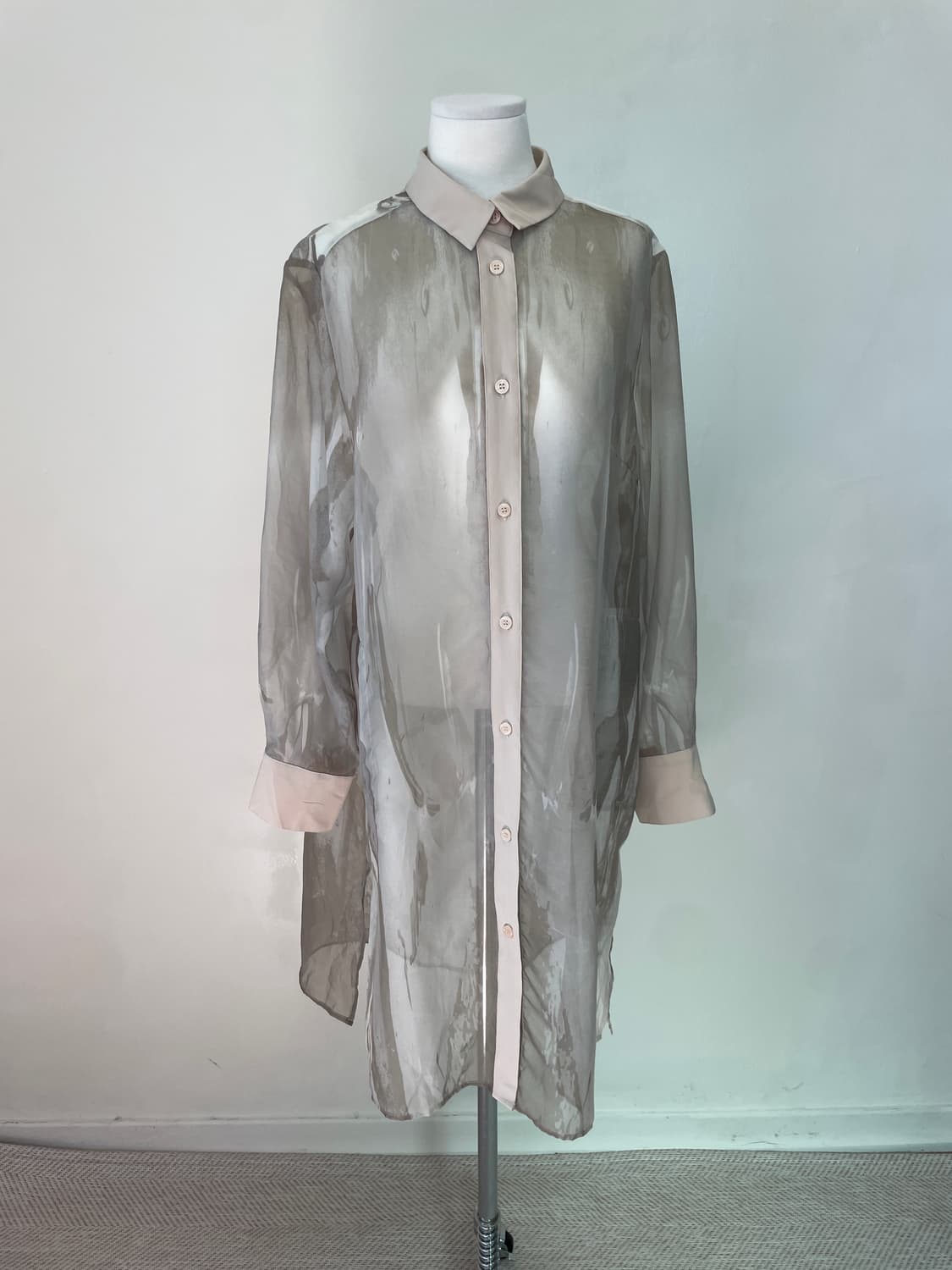 준코 코시노 boutique 시어 오간자 롱 드레스 상품이미지2