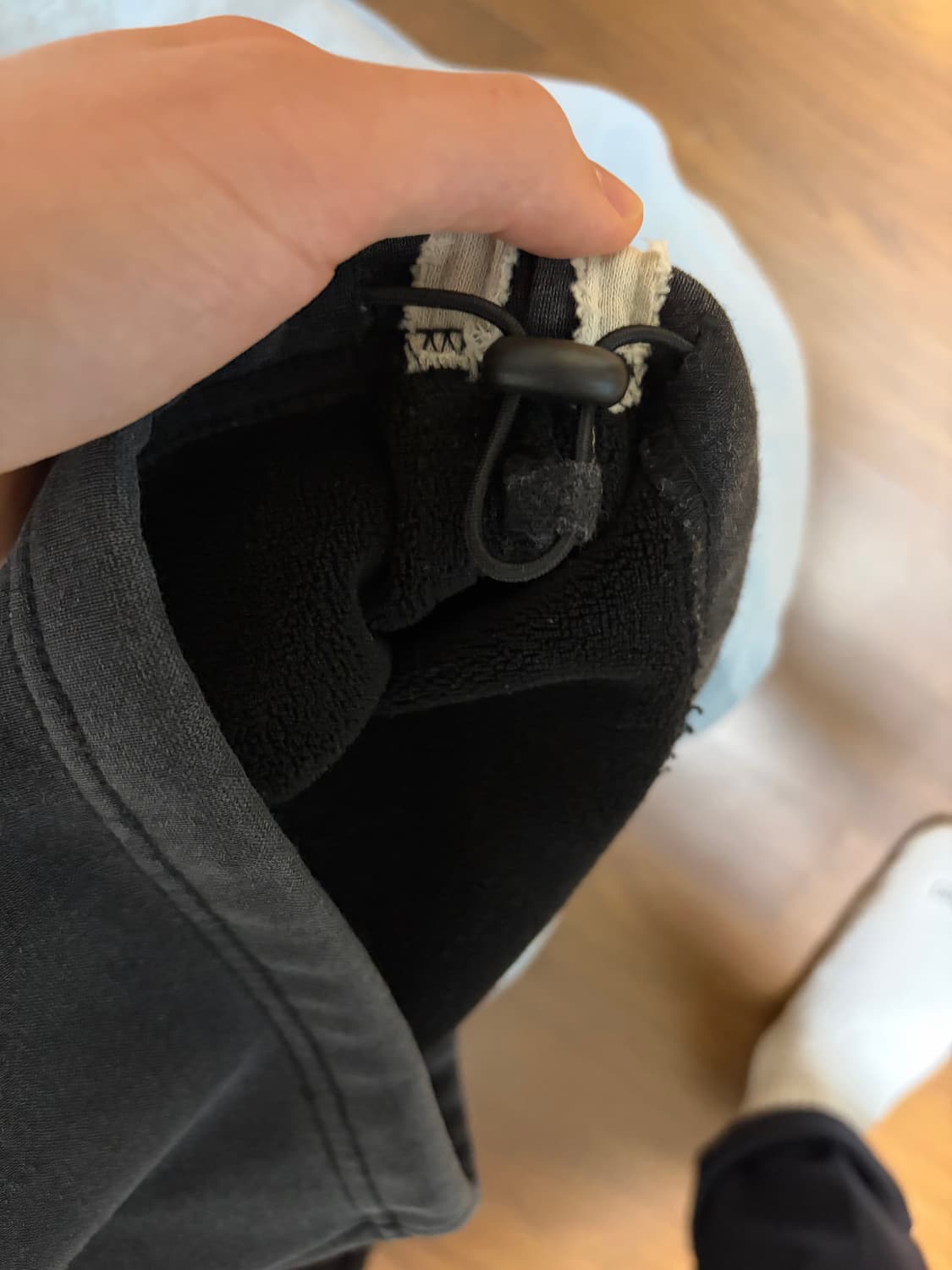 커브드 스웻팬츠 디미트리블랙 상품이미지2