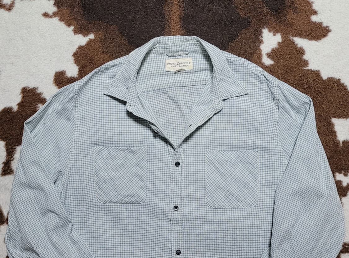 데님앤서플라이 남성용 코튼 셔츠(XXL) 상품이미지4