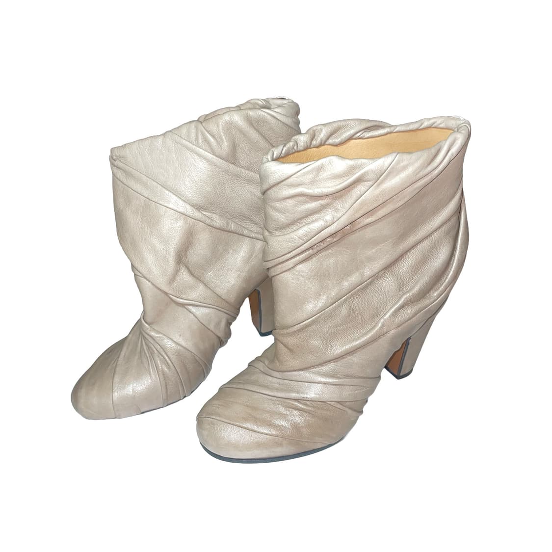 Margiela Shirring Leather Boots 상품이미지3