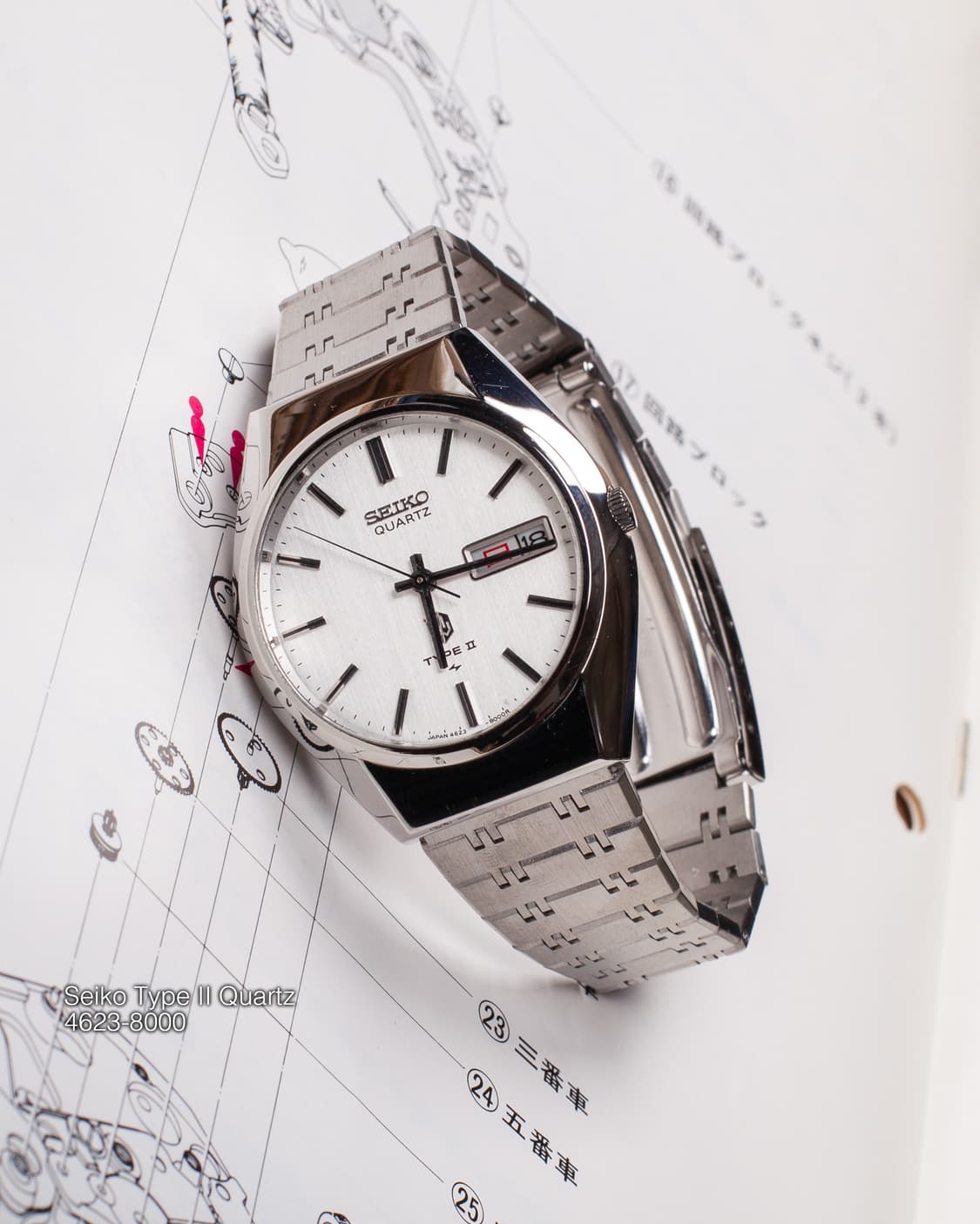 세이코 타입 2 쿼츠 4623-8000 빈티지 시계 상품이미지1