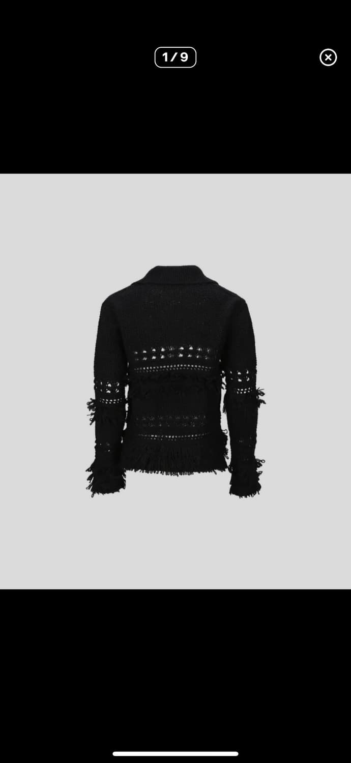 앤더슨벨 블랙 니트 XL 상품이미지2