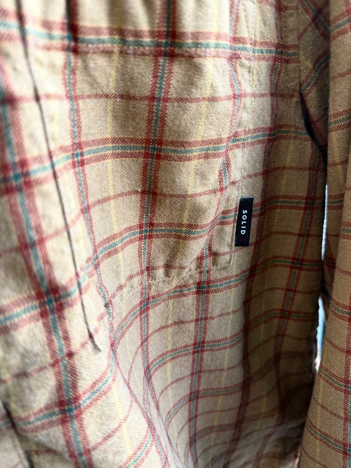 100~105/ 솔리드옴므 21SS 체크셔츠 자켓 상품이미지5