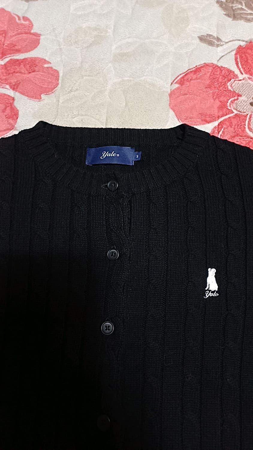 예일 크롭반팔가디건 S 여성55 가슴45 기장54 상품이미지4