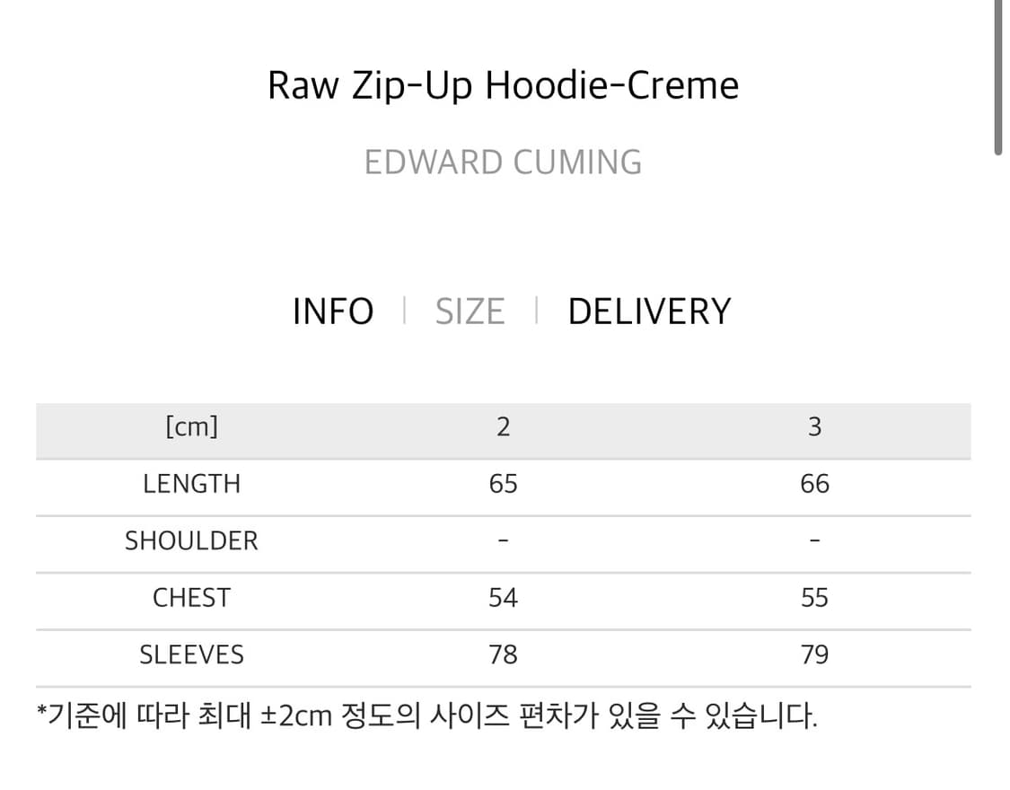 에드워드 커밍 Raw 집업 상품이미지9
