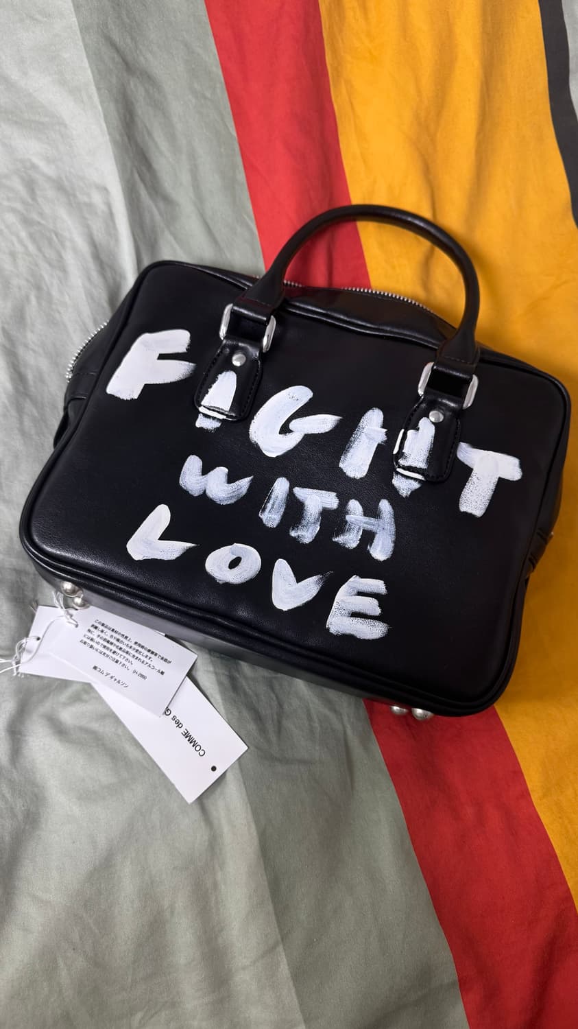 [OS] 꼼데가르송 걸 페인트백 블랙 상품이미지1