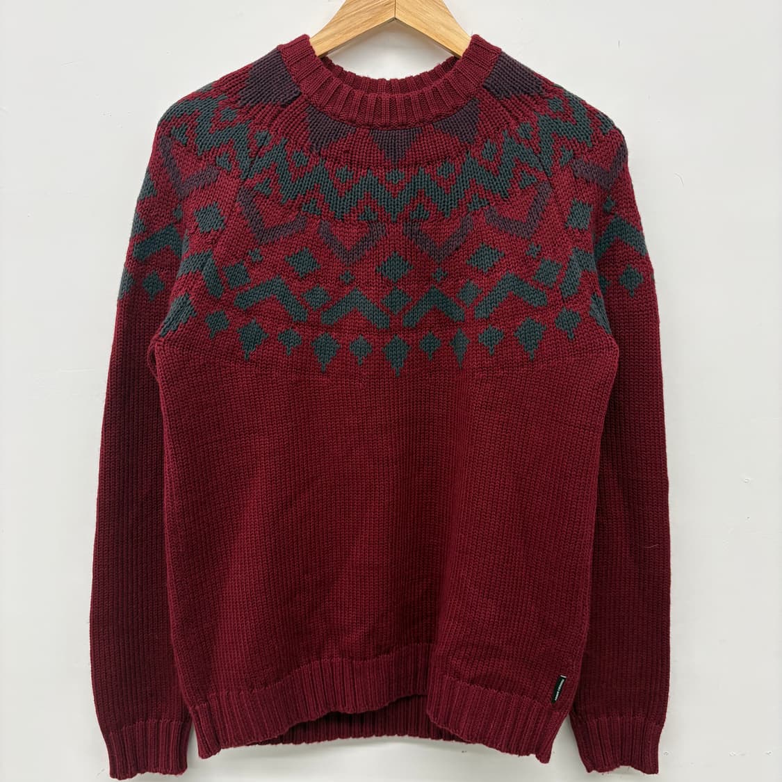 알마니 패턴 니트 스웨터 남L 상품이미지7