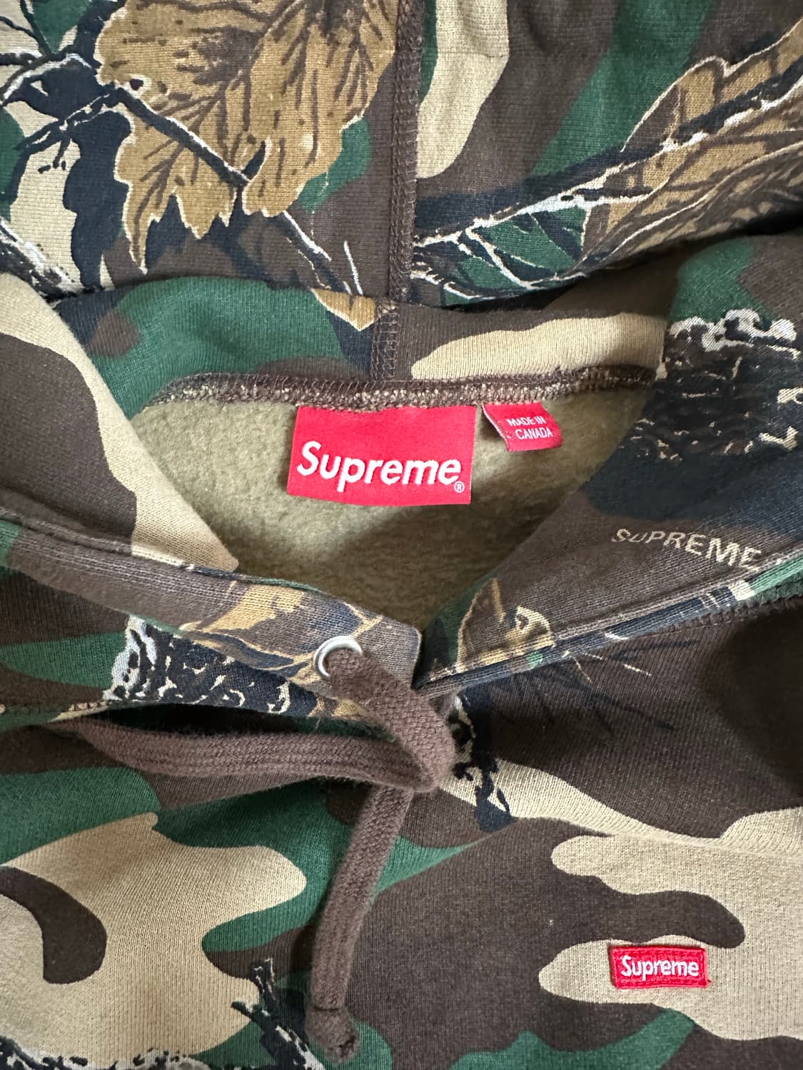 슈프림 supreme 우드랜드 카모 후드티 M  상품이미지5