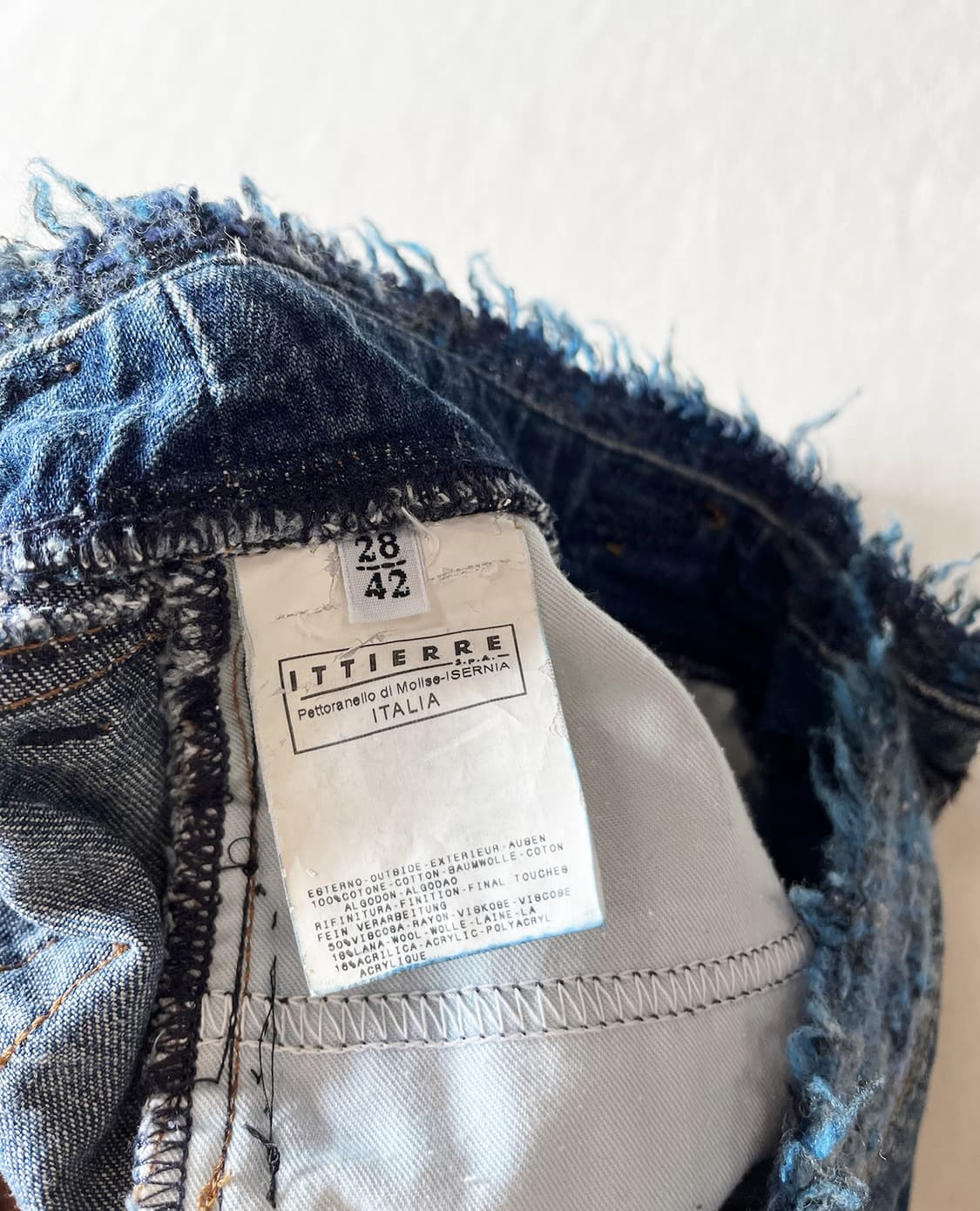 D&G tweed-fringe denim skirt 상품이미지9