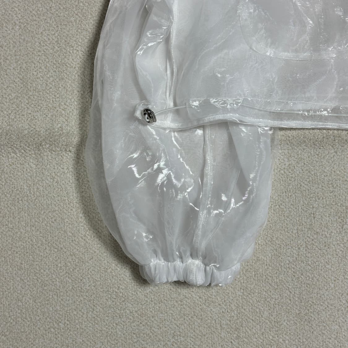 시스루 크롭 집업 자켓 상품이미지4